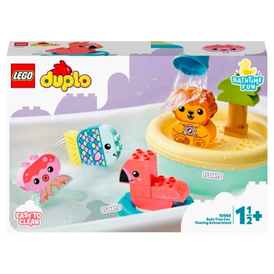 Конструктор Lego Duplo 10966 Приключения в ванной Плавучий остров для зверей 5