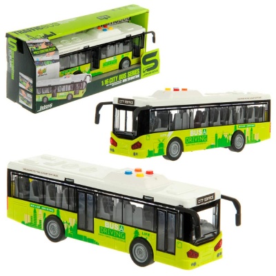 Автобус с инерционным механизмом масштаб 1:16 Veld Co 129567 5