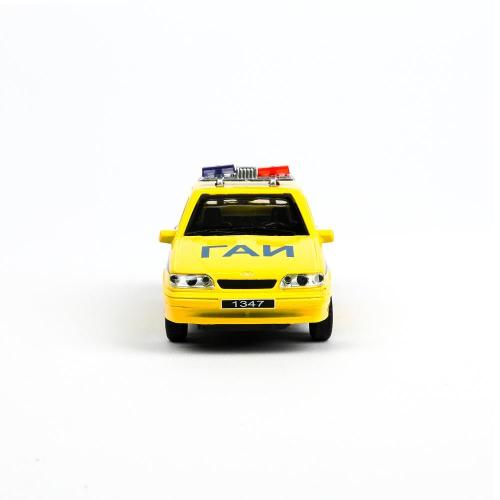 Металлическая машинка Lada-2114 Samara Милиция Технопарк 2114-12-SLPOL-YE фото 3