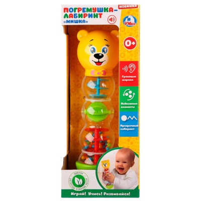 Погремушка-лабиринт Мишка Умка FS101602-R