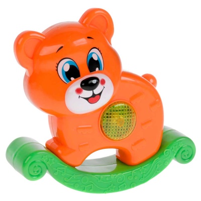 Музыкальная развивающая игрушка Медвежонок-качалка Умка HT589-R
