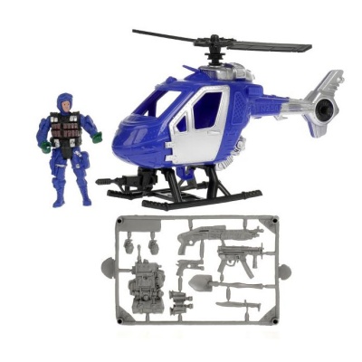 Набор солдатиков Полиция с вертолетом Играем Вместе 1903Y013-R