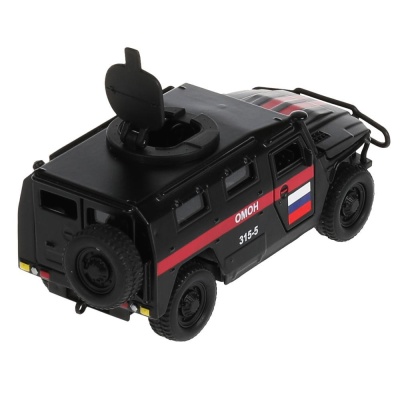 Инерционная машинка ГАЗ Тигр Технопарк CT12-357-N-BL(MATTE)-WB 03