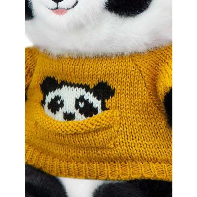 Мягкая Игрушка Панда в Желтом Свитере 25 см MaxiToys 022502-25-YL 3