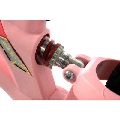 Детский беговел RiverToys М002БХ розовый 4