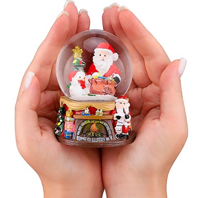 Новогодний снежный шар с подсветкой Праздничный вечер Miland СВШ-2240