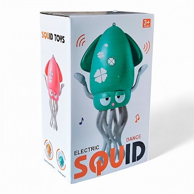 Интерактивная игрушка Танцующий осьминог со светом и музыкой 158-21C