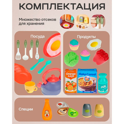 Игровой набор кухня Маленький шеф-повар Рыжий кот ИК-7956 4
