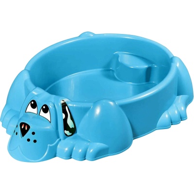 Песочница Собачка Sheffilton Kids П-376 голубой-зелёный 05