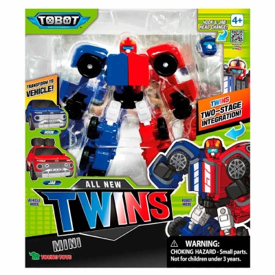 Робот трансформер Мини Тобот Twins New Tobot 301179