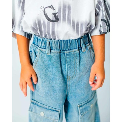 Джинсы для мальчика Deloras DLS 30008 синие 3