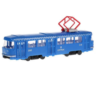 Игрушка Трамвай Технопарк CT12-428-2-BL 3