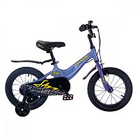 Велосипед детский Maxiscoo Jazz Стандарт 14'' 2024 Maxitoys MSC-J1431 синий карбон