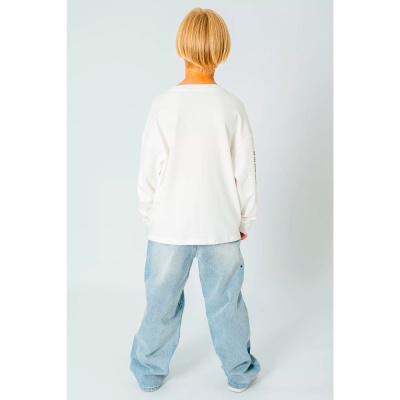 Лонгслив для мальчика Deloras DLS 55452 молочный 2