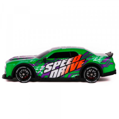 Машинка для дрифта на радиоуправлении Kid Rocks RC1870B зеленый 2