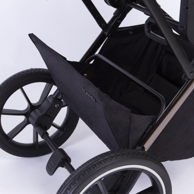 Коляска детская Peppy Tecla 2 в 1 Chrome Edition Shadow Black (черный)-12