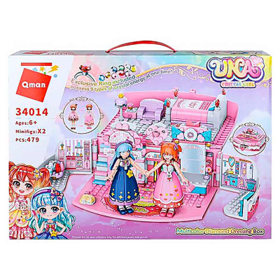 Конструктор для девочек Домик 479 деталей Qman 34014Q 3