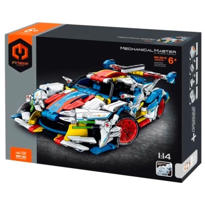 Конструктор Спортивный автомобиль 1093 детали Рыжий кот 9810IMM 4