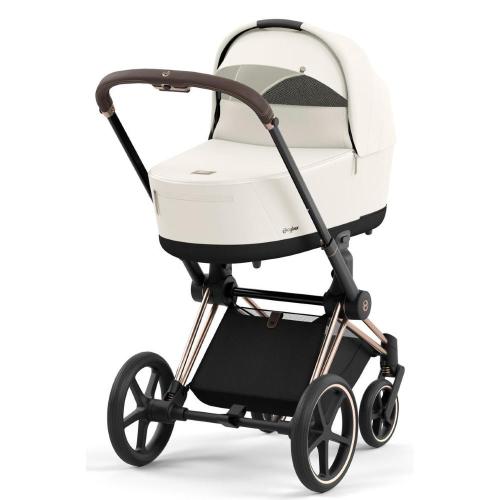 Коляска 2 в 1 Cybex Priam IV Rosegold Off White фото 11