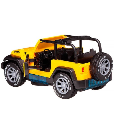Машинка на батарейках Джип Junfa WB-02450 желтый