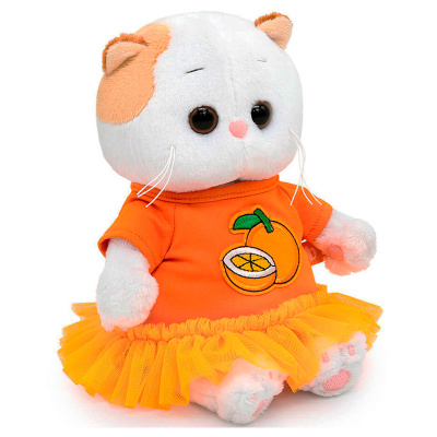Мягкая игрушка Кошечка Ли-Ли baby в платье с апельсином Budi Basa LB-138 2