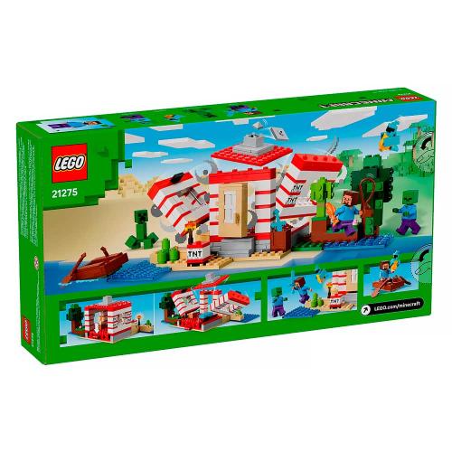 Конструктор Lego Minecraft 21275 Дом в джунглях TNT фото 5