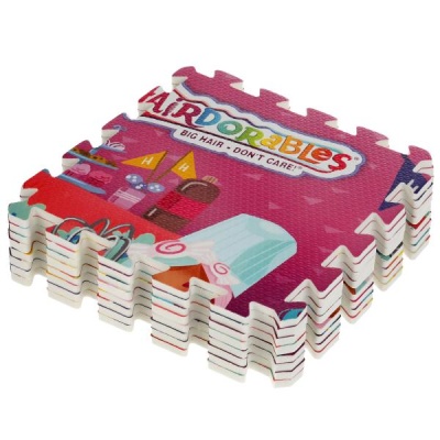 Коврик-пазл Hairdorable 8 сегментов Играем Вместе FS-HDR 2