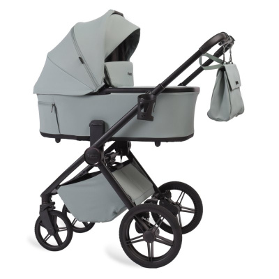 Коляска 2 в 1 Peppy Monaco Plus Mint рама чёрная 04