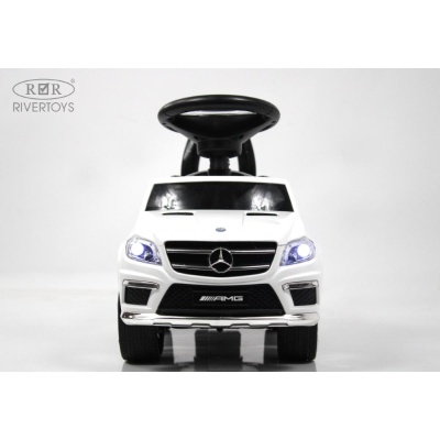 Детский толокар Mercedes-Benz GL63 RiverToys А888АА белый