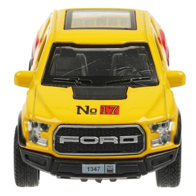 Коллекционная машинка Ford F-150 Raptor Технопарк F150RAP-12DIN-YE 03