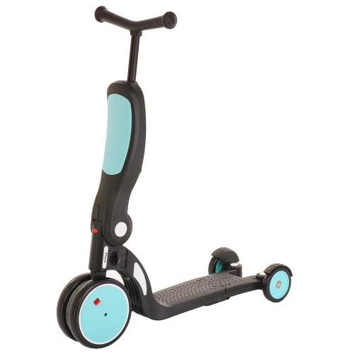 Трёхколёсный самокат Pituso HD-200-Blue голубой фото 7