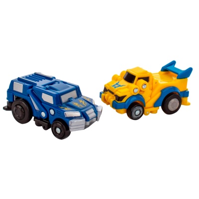 Набор Машинки трансформеры Thunder Cross и Ultra Jumper Flip Changer KiddiePlay 106011 2