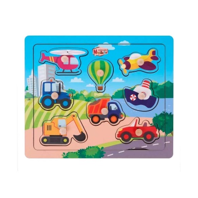 Деревянная игрушка Вкладыши Транспорт Mapacha 962011 4