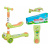 Самокат складной трехколесный световые и звуковые эффекты Slider IT10AG
