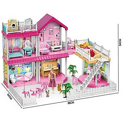 Дом для кукол с мебелью в комплекте 2 куклы 2083725 2