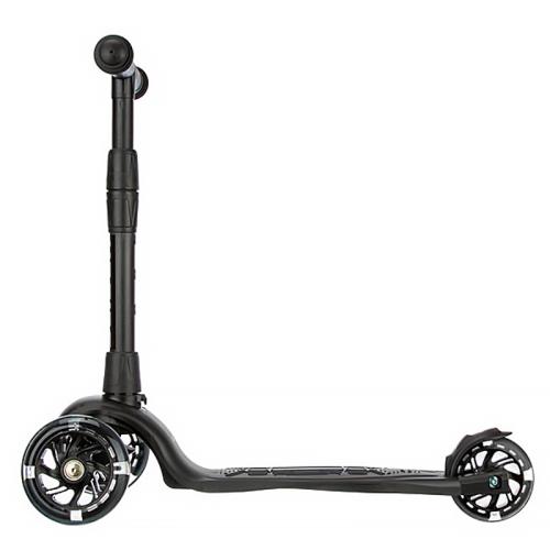 Самокат трехколесный складной светящиеся колеса Slider Stile1BK фото 2