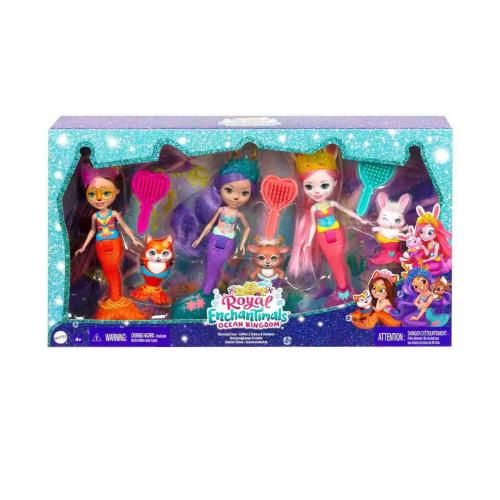 Набор из трех кукол Волшебные русалочки Enchantimals Mattel HCF87 фото 2