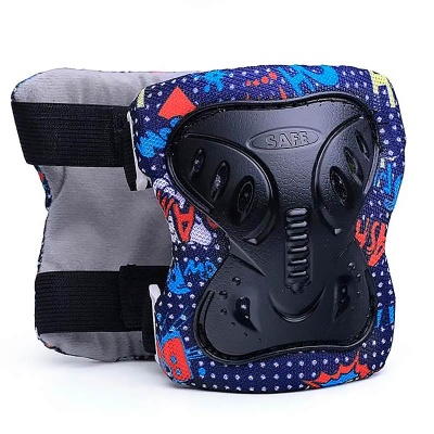 Комплект защиты для катания на роликах U026177Y черный 2