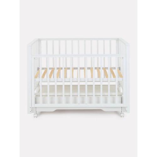 Кровать детская с универсальным маятником Rant Bergen Plus 800 Cloud White фото 12