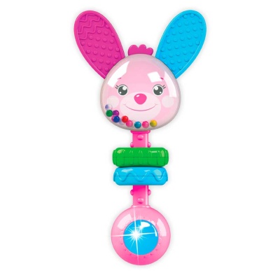 Музыкальная погремушка Люленьки Зайчик Азбукварик