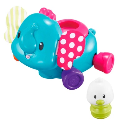 Игрушка Слоник с птичкой интерактивная Auby 41083