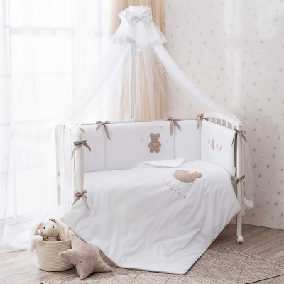 Комплект постельных принадлежностей для детей Teddy Love 6 предметов Perina ТЛ6-01