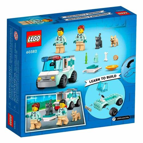 Конструктор Lego City 60382 Ветеринарный фургон фото 5