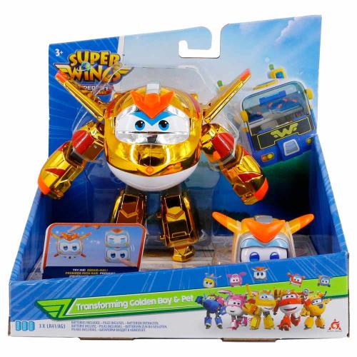 Игровой набор Голден Бой с питомцем Super Wings EU770441 фото 3