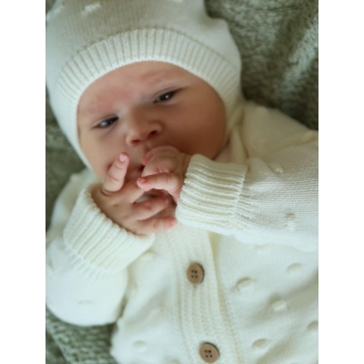 Комплект вязаный Pom-Pom Маленькая звезда 80065 (ЧЗ-нк) кремовый