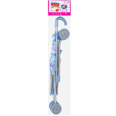 Коляска для кукол Мишка складная Рыжий Кот 9302WA-4 2