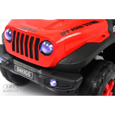 Детский электромобиль RiverToys G003GG красный