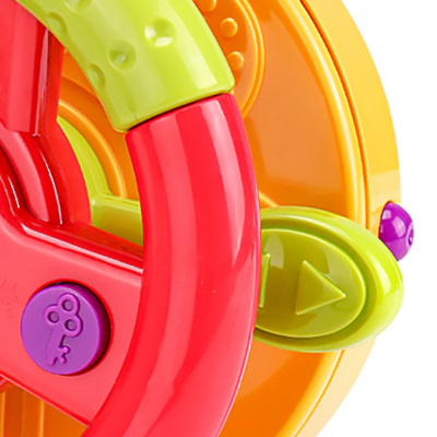 Развивающая музыкальная игрушка Руль Рыжий кот 2800501BB 3