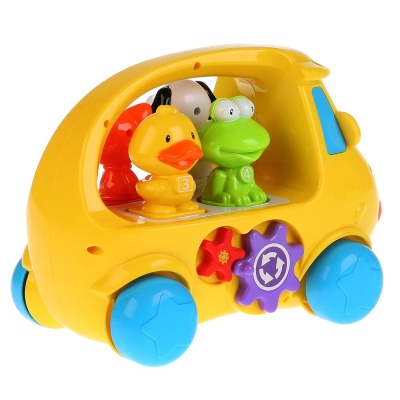 Интерактивная игрушка Развивающий автобус Умка ZY419558-R