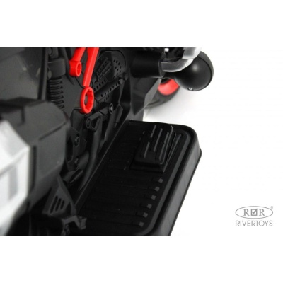 Детский электромотоцикл RiverToys М008БХ красный 04